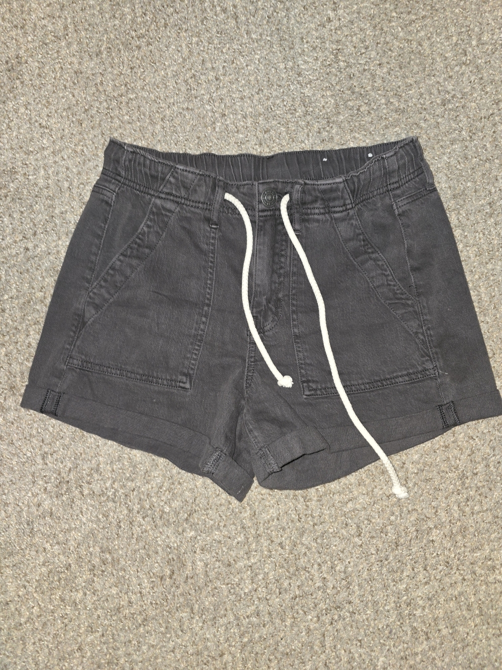 American Eagle Dark Grey Women's Pull On Shorts Size 4